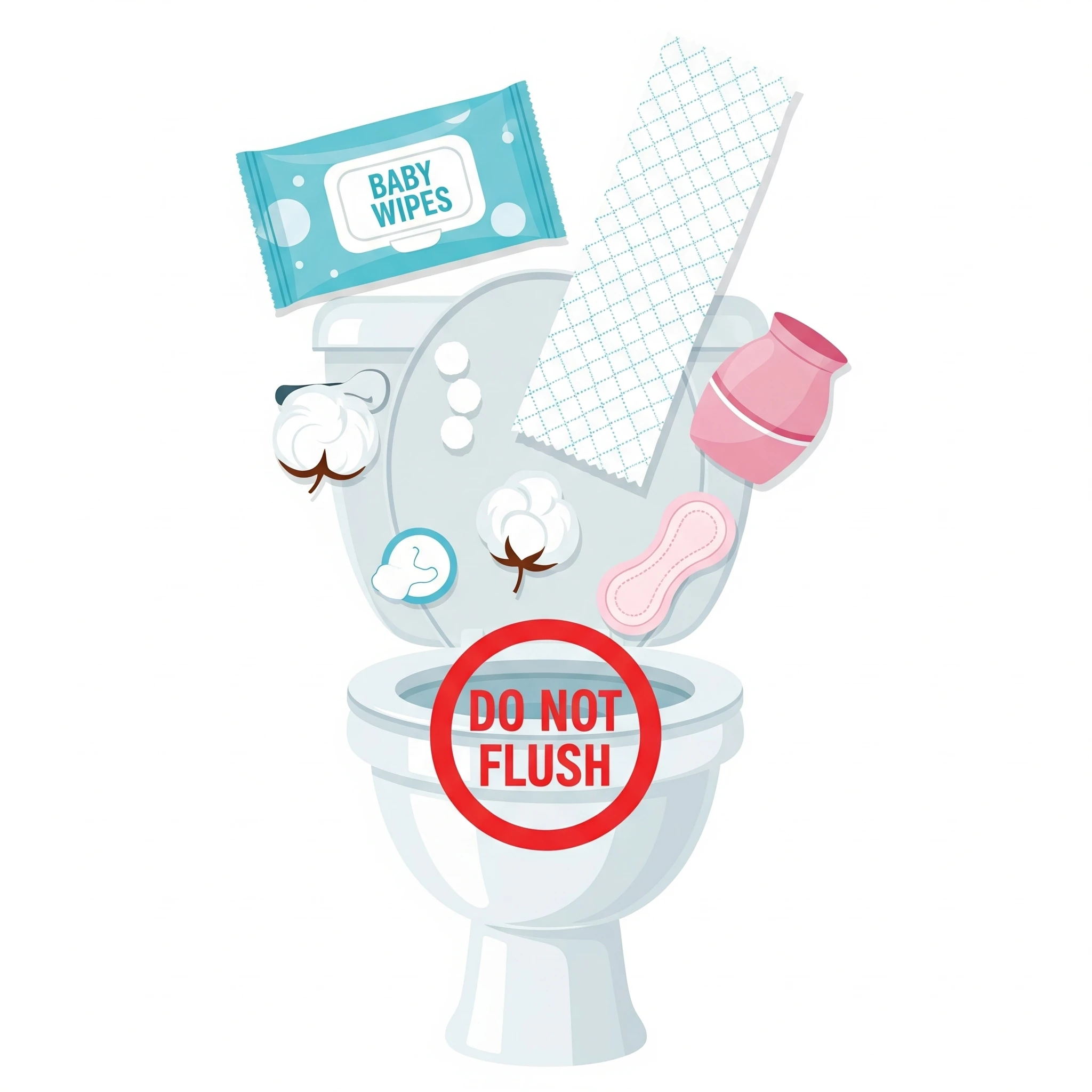 Prevent Clogs: What Not to Flush Down Your Toilet