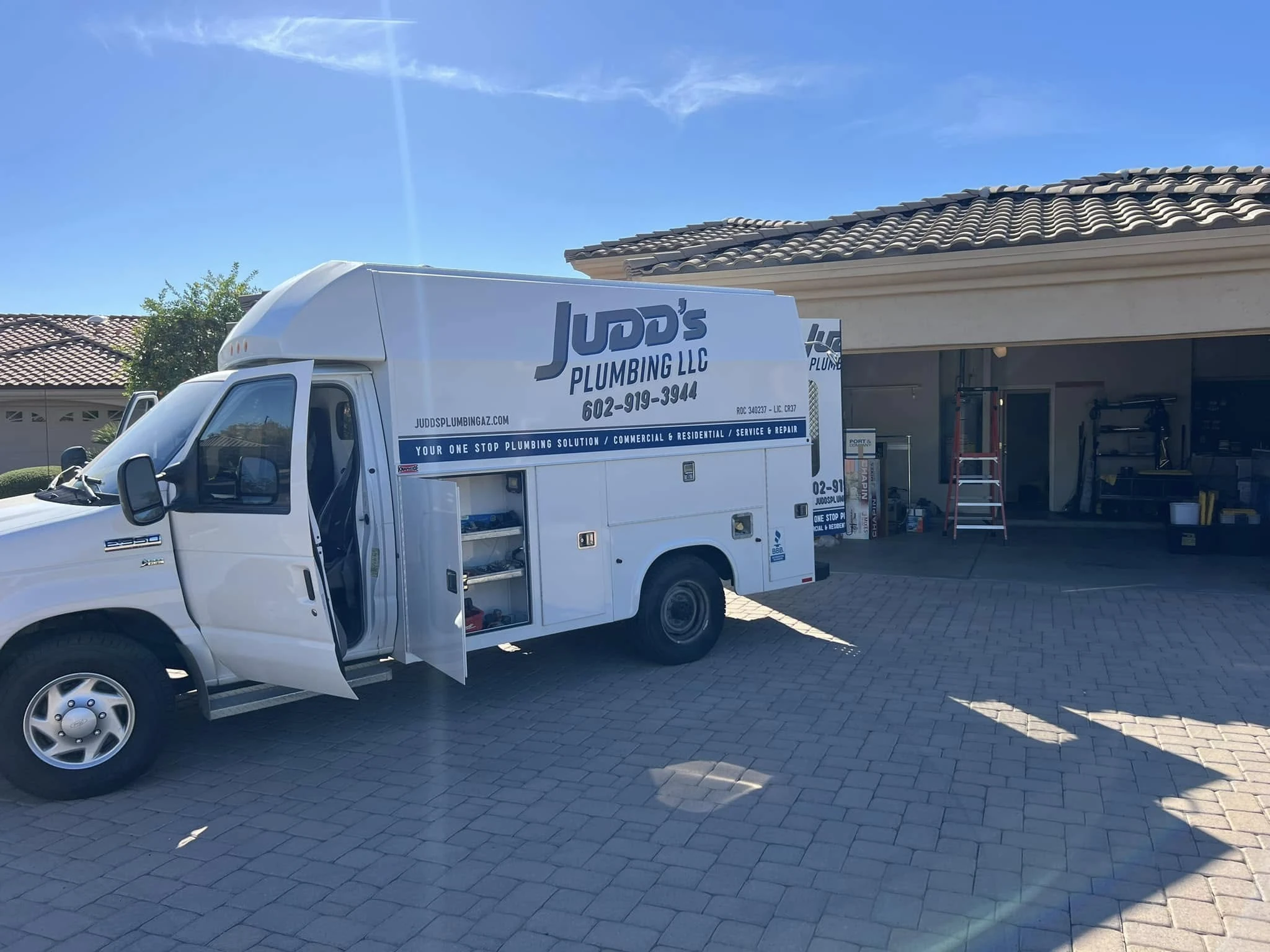Water Line Replacement & Repair in Arizona – Judds Plumbing service illustrated