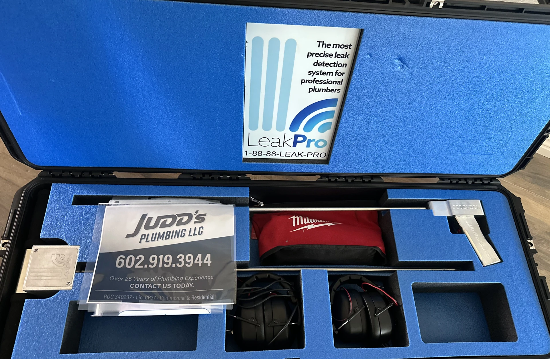 Leak Detection & Water Leak Repair service illustrated